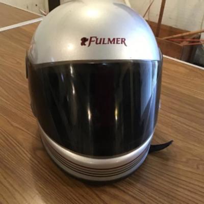 #a67.  Vintage Fulmer helmets end has some scratches