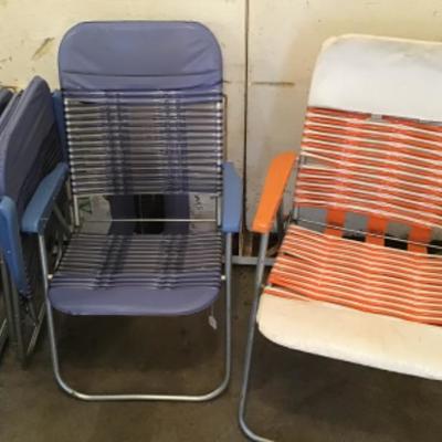 #a73.  Five lawn chairs