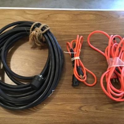 #a76.  Three extension cords