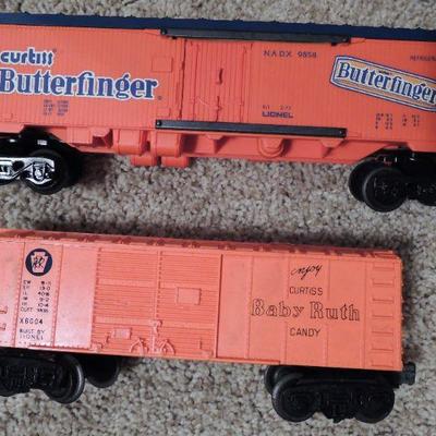 LIONEL TRAINS: Butterfinger and Baby Ruth