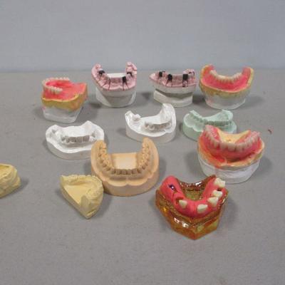 Lot 246 - Dental Teeth Plaster Cast