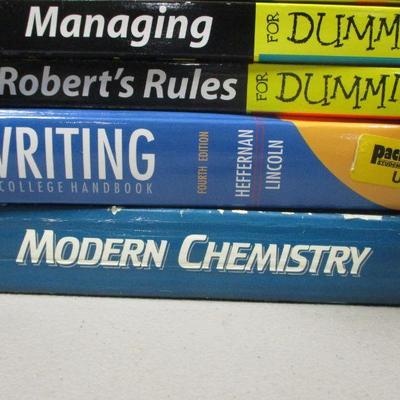Lot 251 - Books - Robert's Rules -Chemistry - Zoology - Accounting