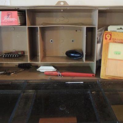 Gun Cleaning Kit: Products and Organizer