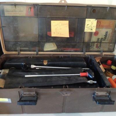 Gun Cleaning Kit: Products and Organizer