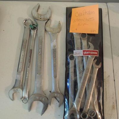 CRAFTSMAN Wrenches - 10 pieces