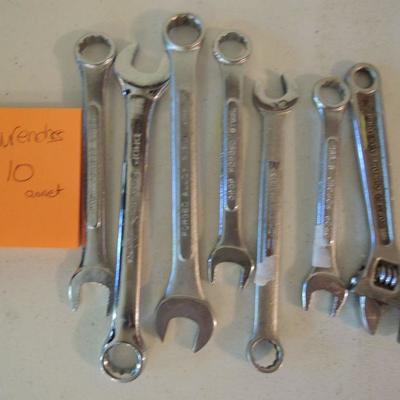 Lot of 7 Wrenches