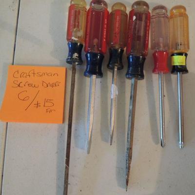 Craftsman Screwdrivers - 6 pc