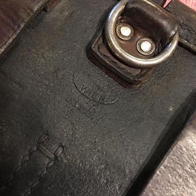  2-German Austrian Stolla 1960's Leather Mag Case