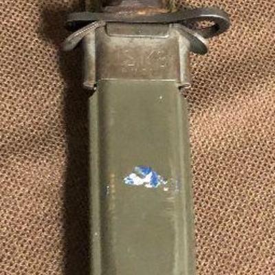 U.S. M4 Bayonet by Kinfolks found with an US M8 Sheath
