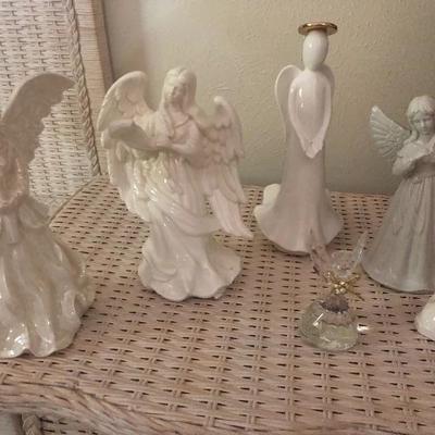 Lot of angels 1 crystal angel 