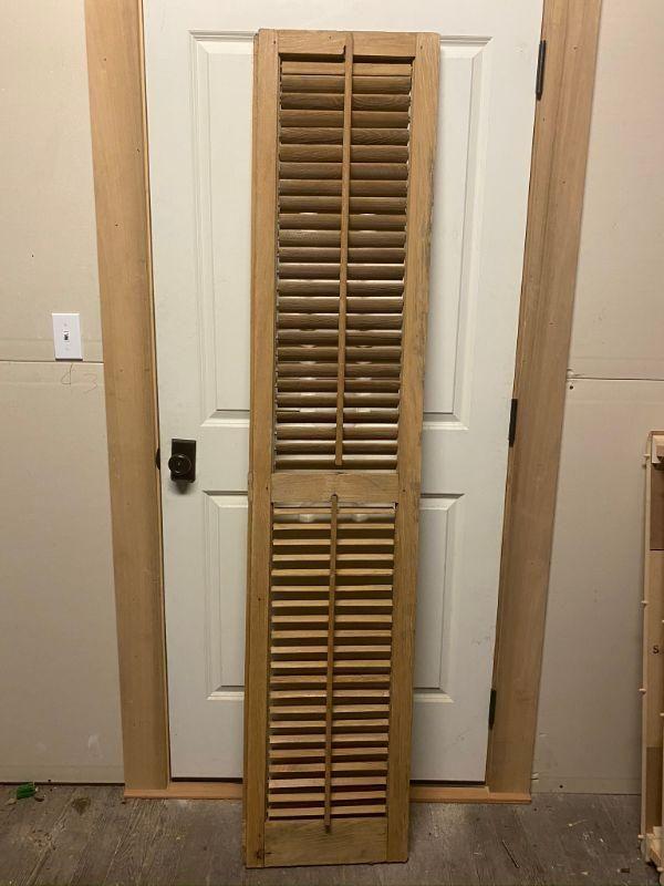 79" Tall Antique Cypress Shutter Restored I have 22 Shutters