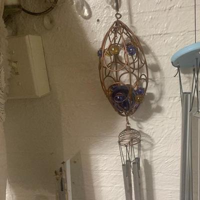 Blown glass windchimes