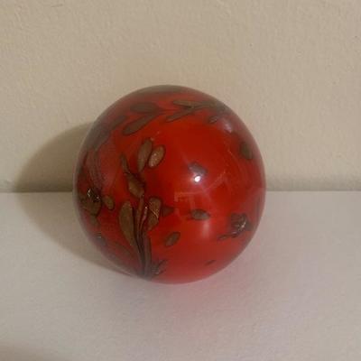 Vintage Blown glass paperweight