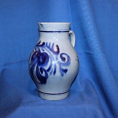 Lot254A: Marzi and Remy Salt Glaze Pitcher  $25