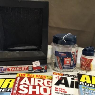 #s12.  Target, airsoft BBs, magazines