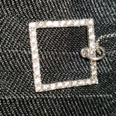 Diamond and Sterling Necklace 
