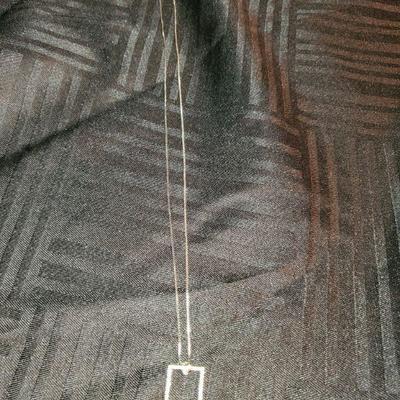 Diamond and Sterling Necklace 