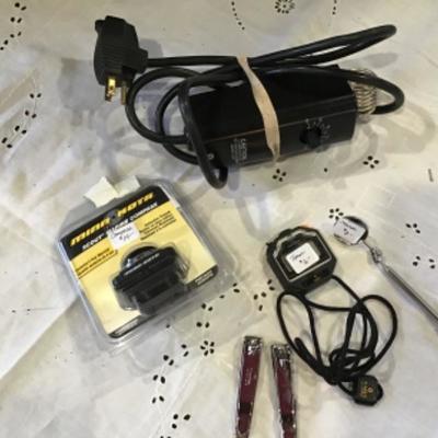 #s50.  Compass, timer, clippers and more