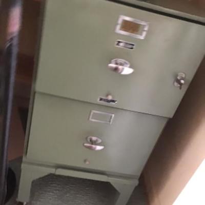 Vintage Industrial File Cabinet/Fire Safe