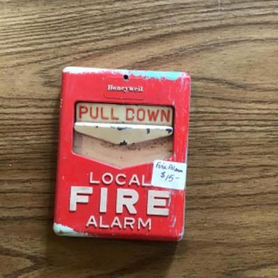 #a95.  Vintage fire alarm