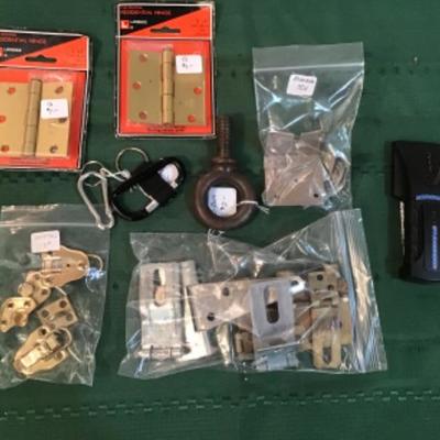 #a119.  Stud finder and hardware lot