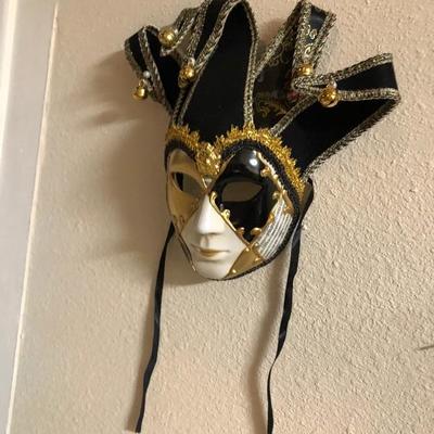 Venetian Jester Joker Mask