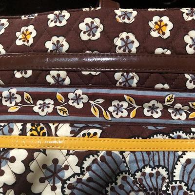 Brown Vera Bradley tote