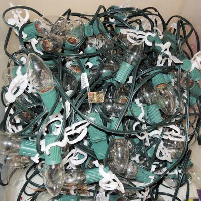 Holiday Garden OUTDOOR Clear STRING OF LIGHTS