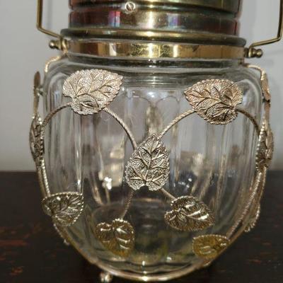 Antique Musical Biscuit Jar