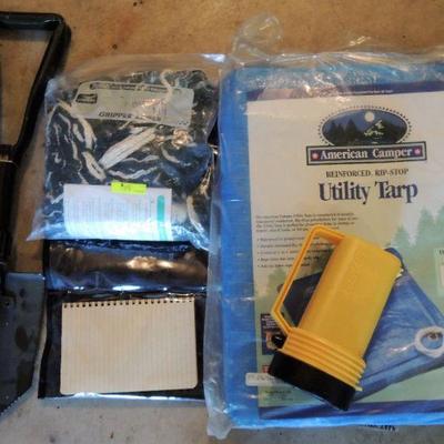 Camping Lot 2: Hammock - Shovel - Tarp - +More
