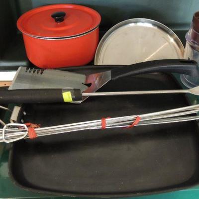 CAMPING LOT Pots Pans Utensils Kitchen 
