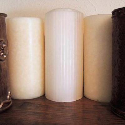 Lot of Candles - Decorative and Solid