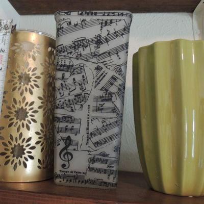 Decorative Vases - Plain and Unique 6pc Lot