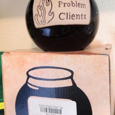 Cute Decorative JAR "Ashes of Problem Clients"