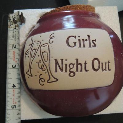 Girls Night Out - jar with cork top