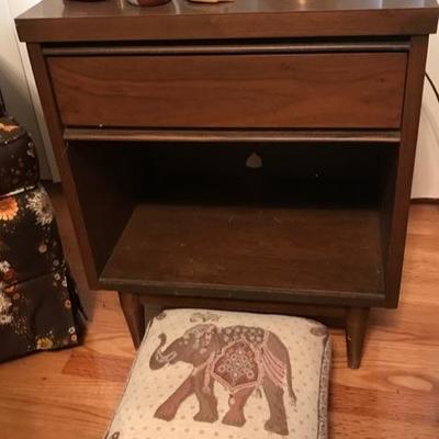 End table with drawer $45
Footstool $20 SOLD