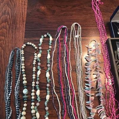 lot of necklaces $25