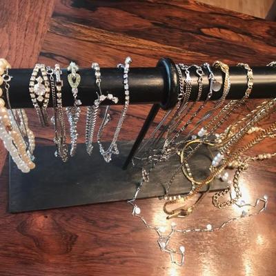 lot of necklaces and bracelets $35