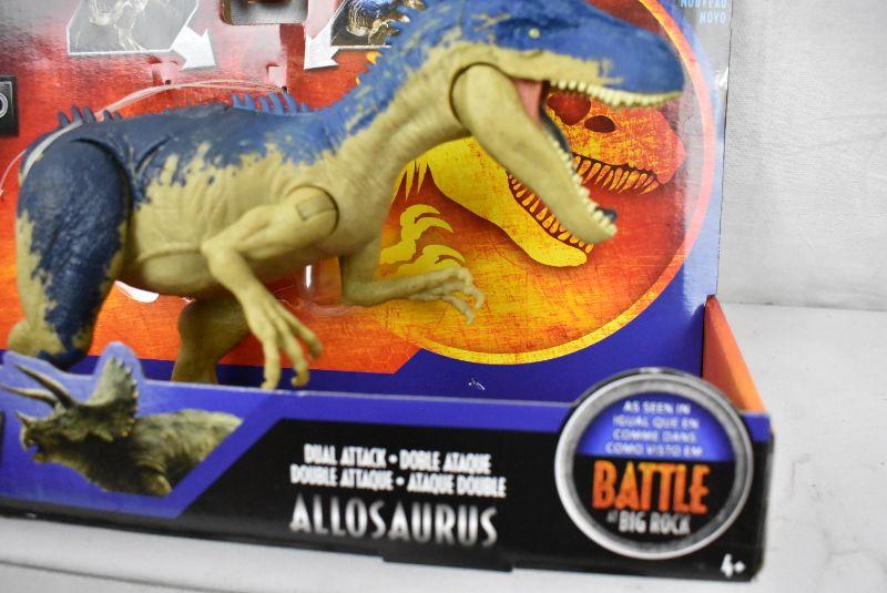 Jurassic world dual attack allosaurus hotsell
