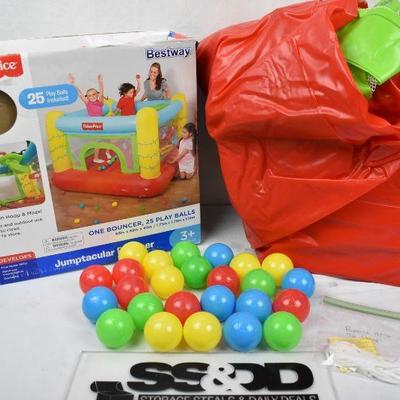 Fisher-Price Jumptacular Bounce House. Untested, As Is Includes Balls $33  Retail | EstateSales.org