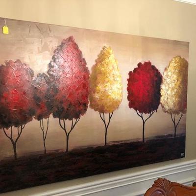 Large painting of Trees