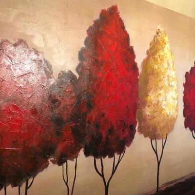 Large painting of Trees