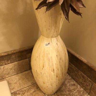 Tall vase Abalone design