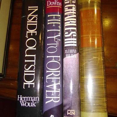 Box lot of books with 4 titles