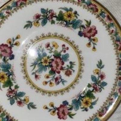 #9 Coalport floral dish set