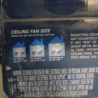 Westinghouse Industrial 56" Ceiling Fan NEW
