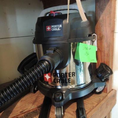 Porter Cable Shop Vac - Stainless