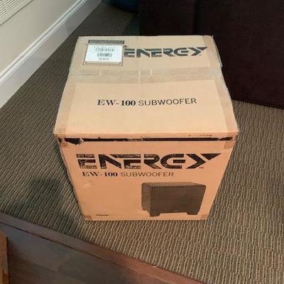 Energy EW-100 Subwoofer $125