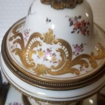 #1 Dresden meissen antique 24 inch vase