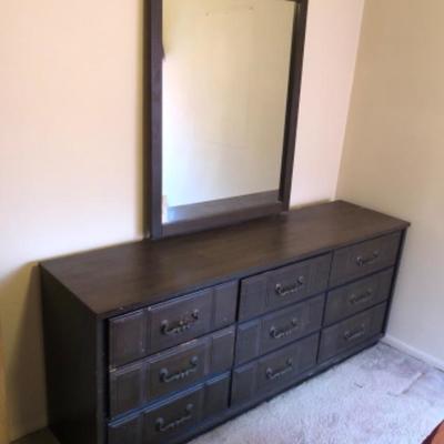 Bedroom Set, dresser, end tables and mirror